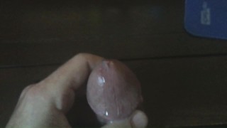 Edging to getting lubed precum and squirt big load cum