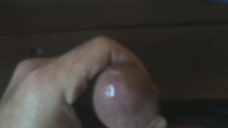 Edging to getting lubed precum and squirt big load cum