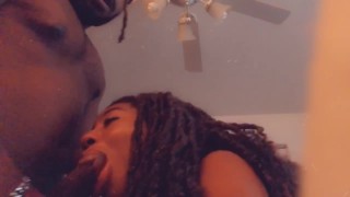 Sometimes I thinks his cock just gets bigger and bigger he’s training me to swallow the whole thing 