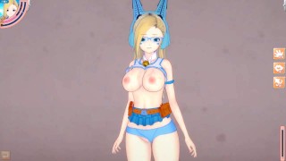 【エロゲーコイカツ！】僕のヒーローアカデミア ピクシーボブ（土川流子）3DCG巨乳アニメ動画(ヒロアカ)[Hentai Game Koikatsu! Ryuko Tsuchikawa(Anime 3D