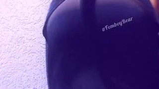 Cute Sissy Catboy Dancing Around