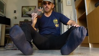 Man's scent (8) - smelling socks and feet