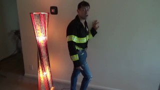 Deep Voiced Sargeant Commands Firefighter Maolo's XXX Fitness Test!