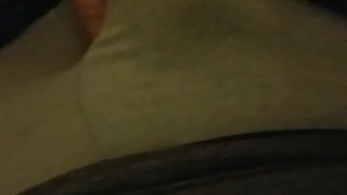 Teasing My Big White Cock