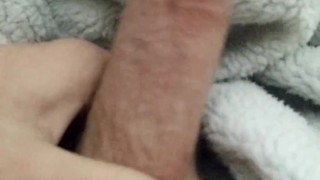 jerking off chubby white guy