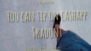 Caught jerking off before the shower