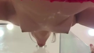 sloppy deepthroat under view 