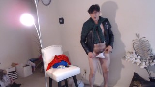 Halloween Bodybuilder Cum Show!