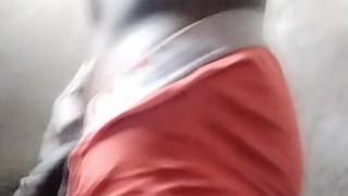 Shirtless Black Gay Boy Pissing In Public Toilet (Dablackpee)