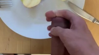  Asian boy on a healthy cum diet