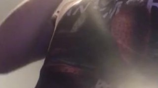 Pierced Young Man Makes Mess