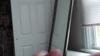 Jerkoff to orgasm first thing in the morning