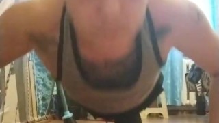 Делал так что аж вспотел