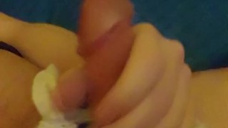 Cumming with my girlfriends panties