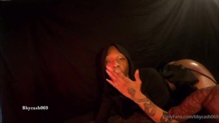 Femboy gaping from big dildo machine Preview