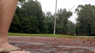 Ginger dick out in public 