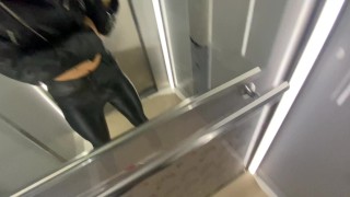Fucked Leather escort direct in hall with creamy pussy