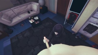 Tokyo Ghoul: Touka pov Handjob - Try not to cum