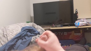 Cumming after taking 3 loads from a BBC
