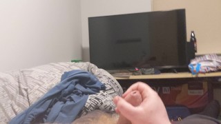 Cumming after taking 3 loads from a BBC