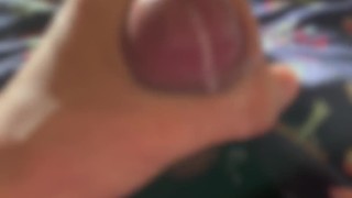 画面射精　5日溜めた大量の精子をスマホカメラに発射