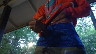 You like hard dick and color orange ? In the public!