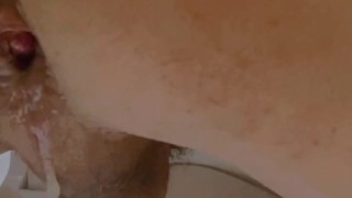 Amateur Japanese video cum shot in my ass in a public toilet. April 20