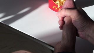 I forgot to buy the sauce, filled it with my own