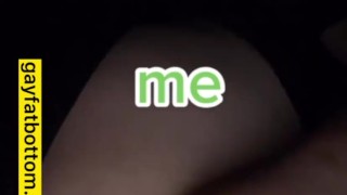 Chub fucks himself with pink aluminum vibrator while bf is out of town