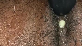 Pushing out cream