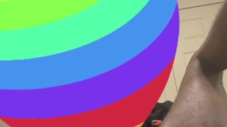 Sissy Boy Smashes His Ass With A Giant Dildo