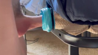 Fucking My HomeMade "Fleshlight" 