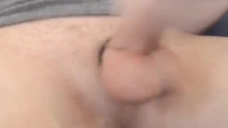 Tight balls with oozing cumshot
