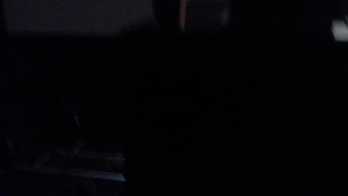 Dude pulls his cock out in movie theater