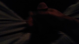 Dude pulls his cock out in movie theater