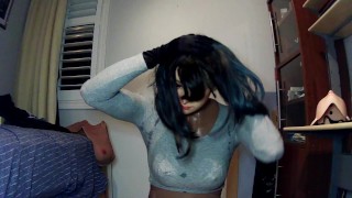 Night of Masks Part End Patricia & Nancy! Female Mask girl Patricia plays with herself and Nancy!