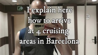 Xisco go to cruising in Barcelona for finally jerk off in the park but with a guy watching him close