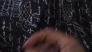 Had a quick minute before she came home so had to let one out