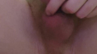 Masturbating on the edge of the bath rub