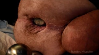 Got Balls? Watch My Hole Spit Out a Bunch of Big Steel Balls (yea that's my siliconed ballsac)191110
