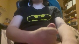 Wanking 3 dripping cum 