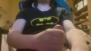 Wanking 3 dripping cum 