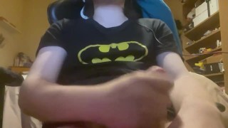 Wanking 3 dripping cum 