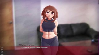 MyTuitionAcademia-Parte 2 Uraraka Ochako +18 my Hero Academia Sexo Salvaje en un salon de masaje