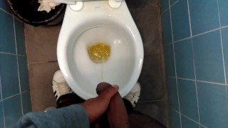 Having a pissful moment at school