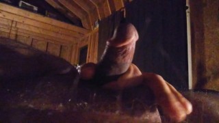 Intense leg shaking orgasm!
