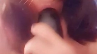 Sweet bunny with my fav dildo