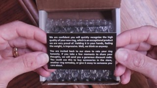 Unboxing King Rings - True Blue Cock Ring - Ringing The captains Cock with his Cock Ring