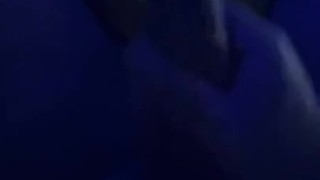 Love jerking with black light on 