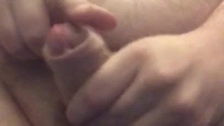 Jerk off with chubby hairy daddy and his thick uncut cock